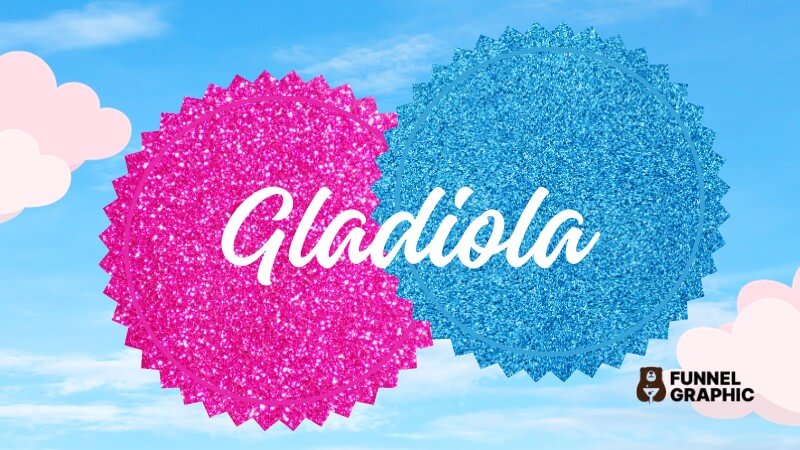 Gladiola is one of the alternative barbie fonts in canva