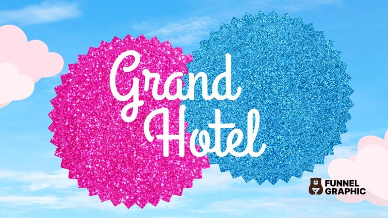 Grand Hotel is one of the alternative barbie fonts in canva