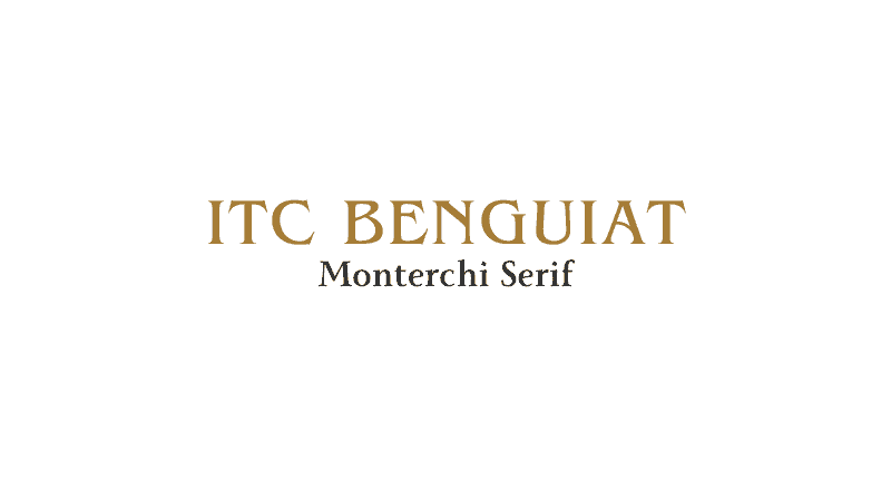 ITC Benguiat With Monterchi Serif - Canva Font Combinations For Business