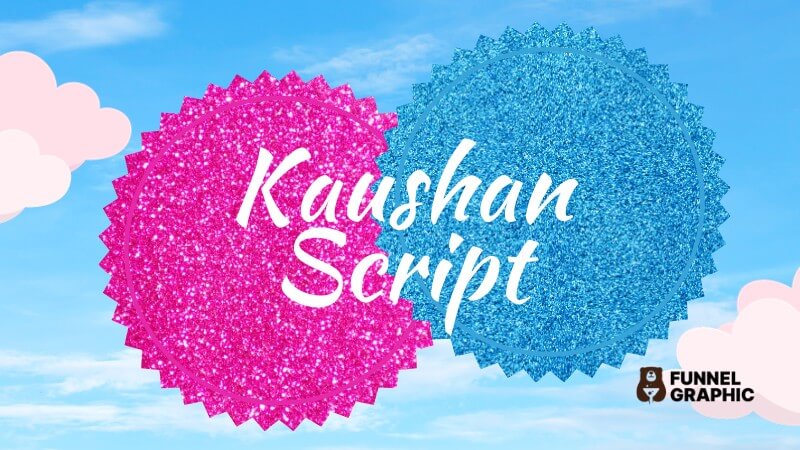 Kaushan Script is one of the alternative barbie fonts in canva