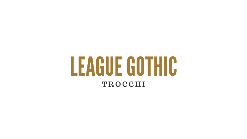 League Gothic With Trocchi - Canva Font Combinations For Business