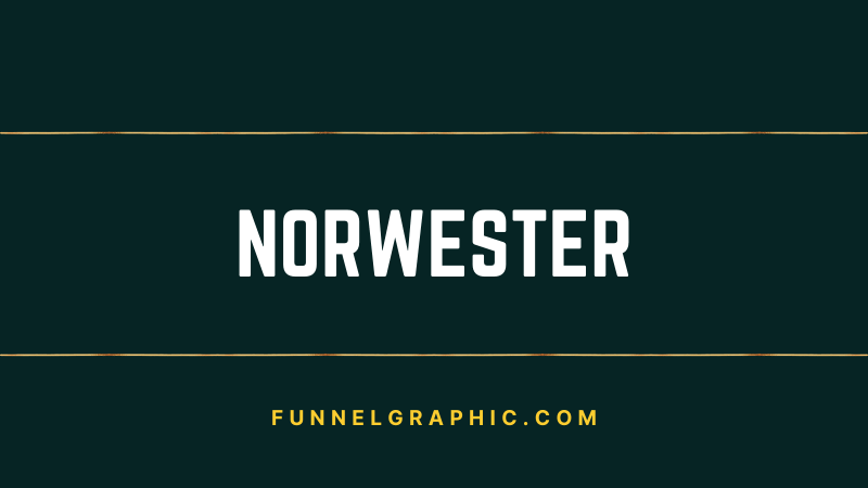 Norwester - Varsity font in Canva