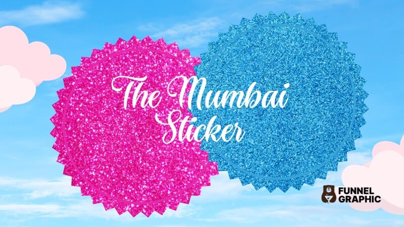 The Mumbai Sticker is one of the alternative barbie fonts in canva
