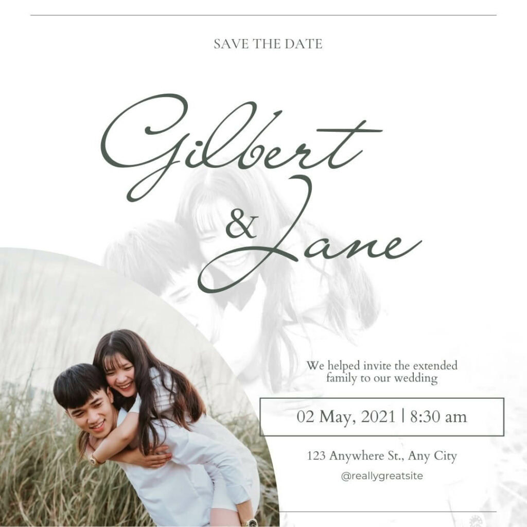 best canva cursive fonts for wedding invitations with Liana font
