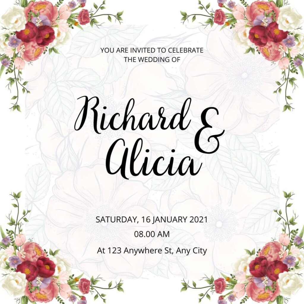 best canva cursive fonts for wedding invitations with VeryBerry font