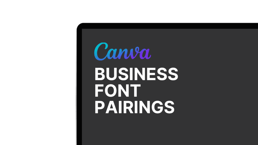 Canva Font Combinations For Business