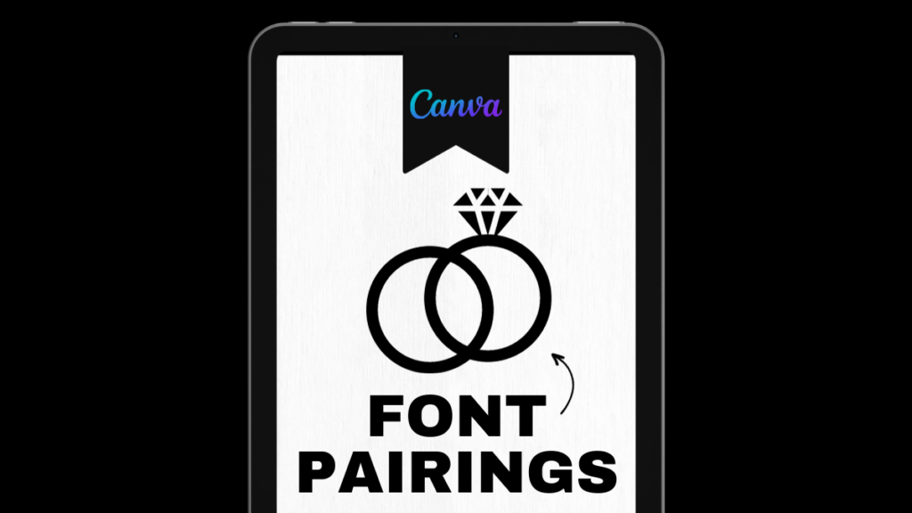 canva font combinations for wedding invitations