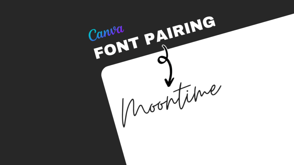 moontime font pairing