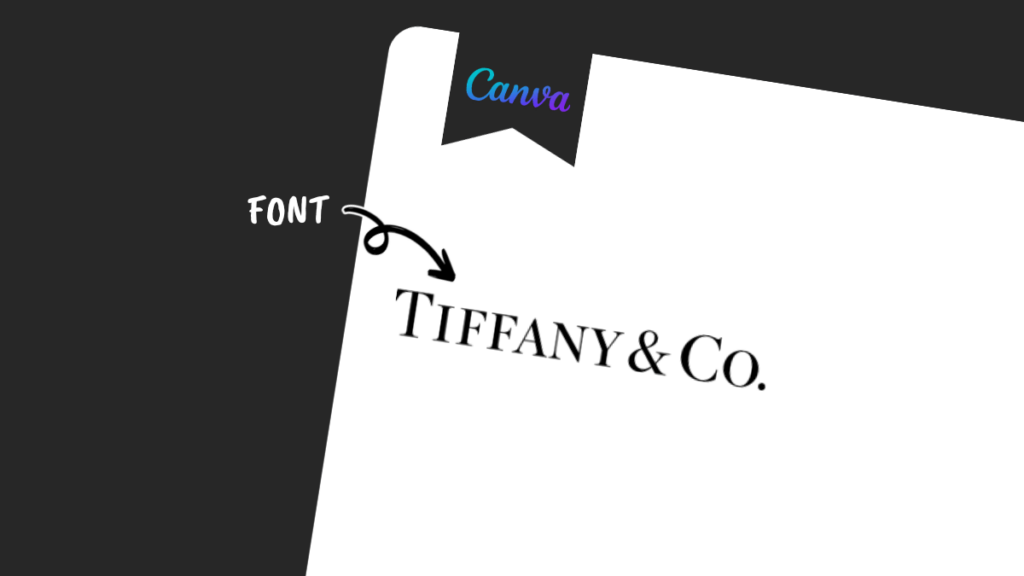 Tiffany and Co font Canva