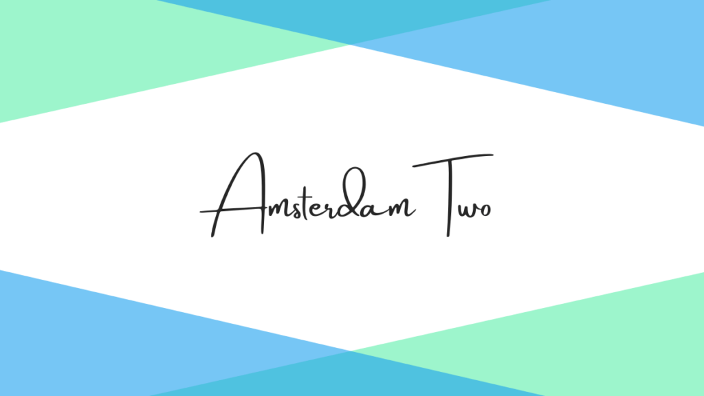 Amsterdam Two - Signature Fonts In Canva