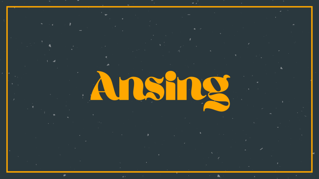 Ansing - Happy Fonts In Canva
