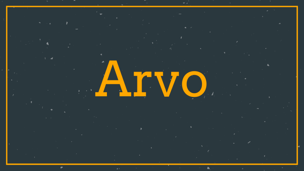 Arvo - Happy Fonts In Canva