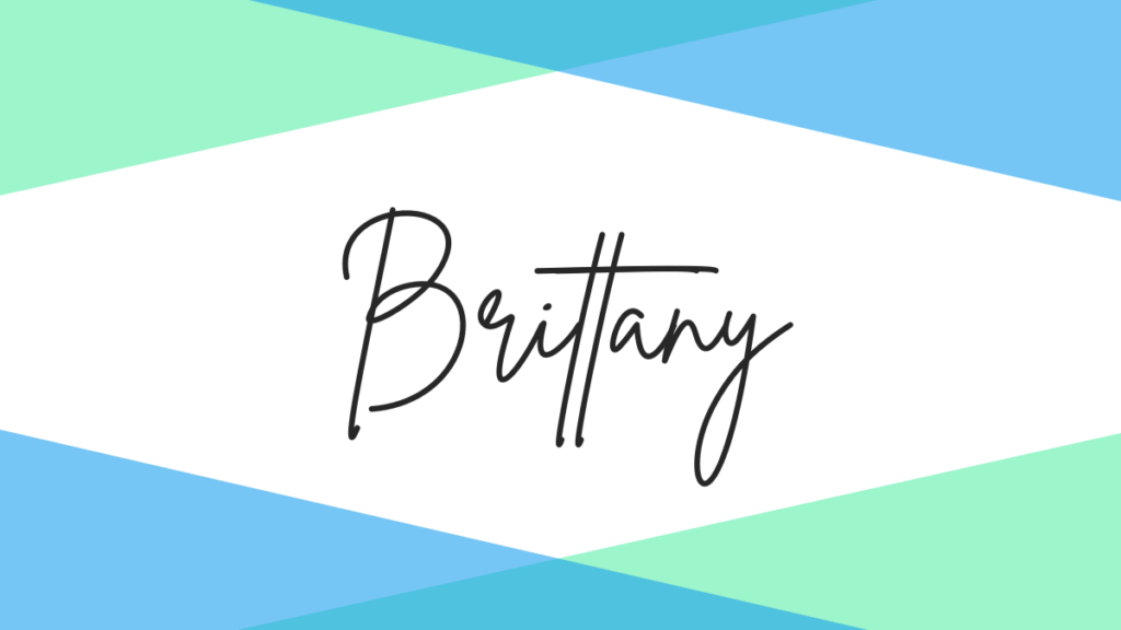 Brittany - Signature Fonts In Canva