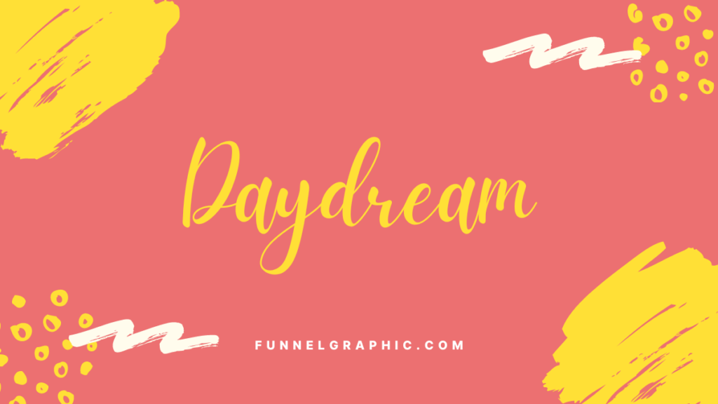 Daydream - Disney font on canva