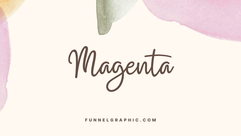 Magenta - Canva fonts with long tails