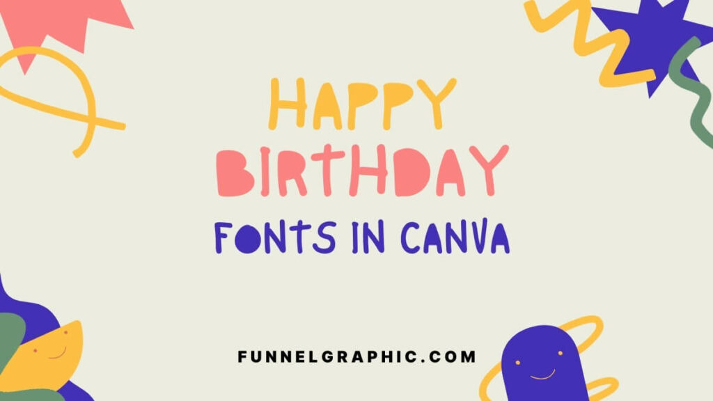 One Little Font Full - Birthday Fonts In Canva