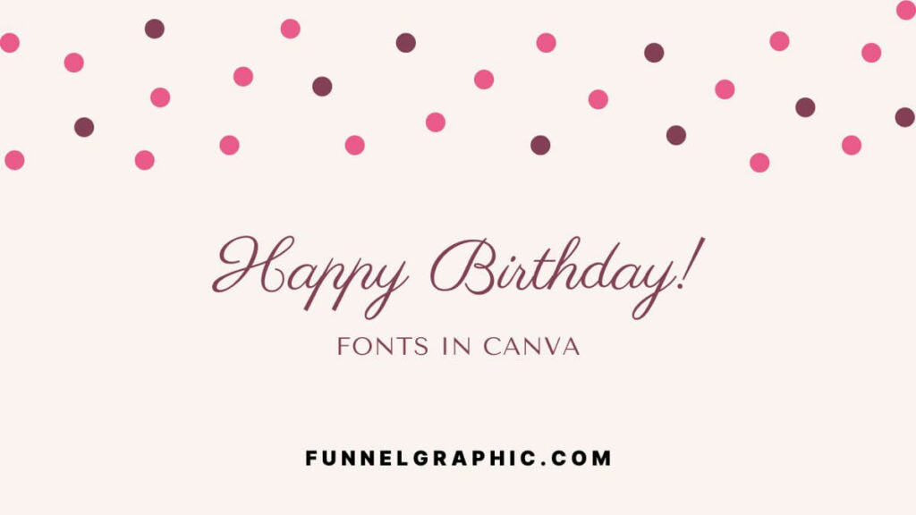Parisienne - Birthday Fonts In Canva
