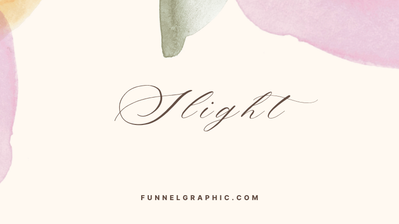 Slight - Canva fonts with long tails