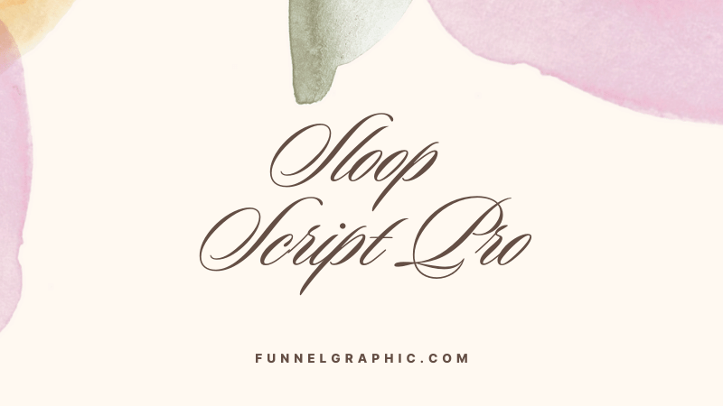 Sloop Script Pro - Canva fonts with long tails