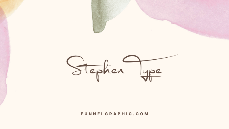 Stephen Type - Canva fonts with long tails