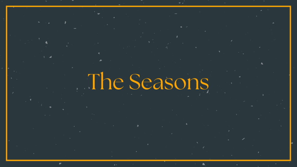 The Seasons - Happy Fonts In Canva
