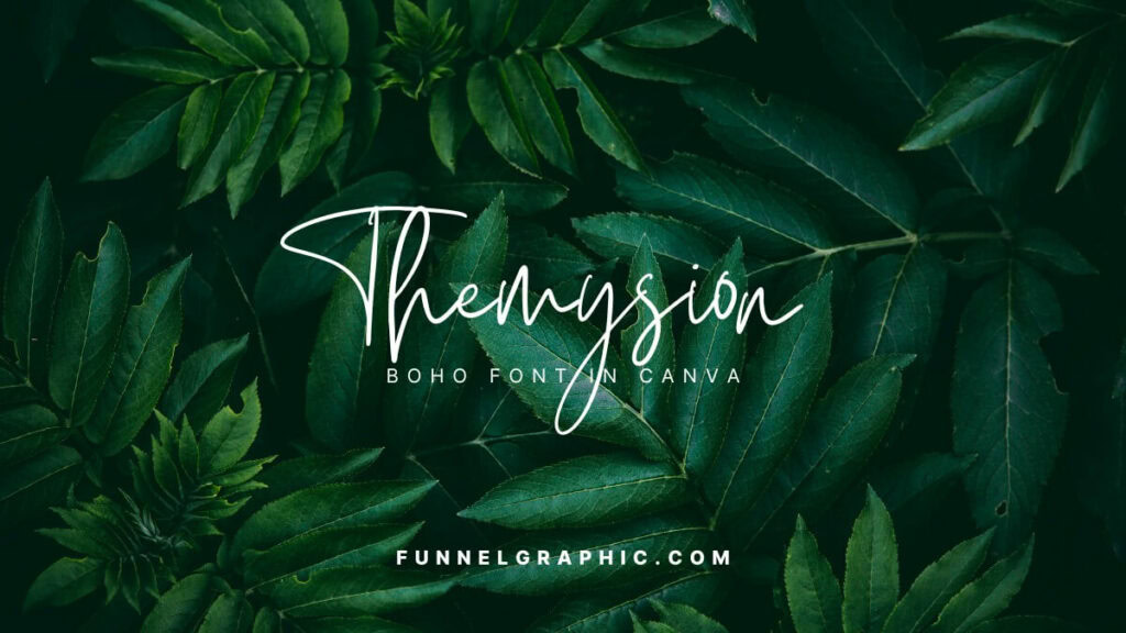 Themysion - Boho Fonts In Canva