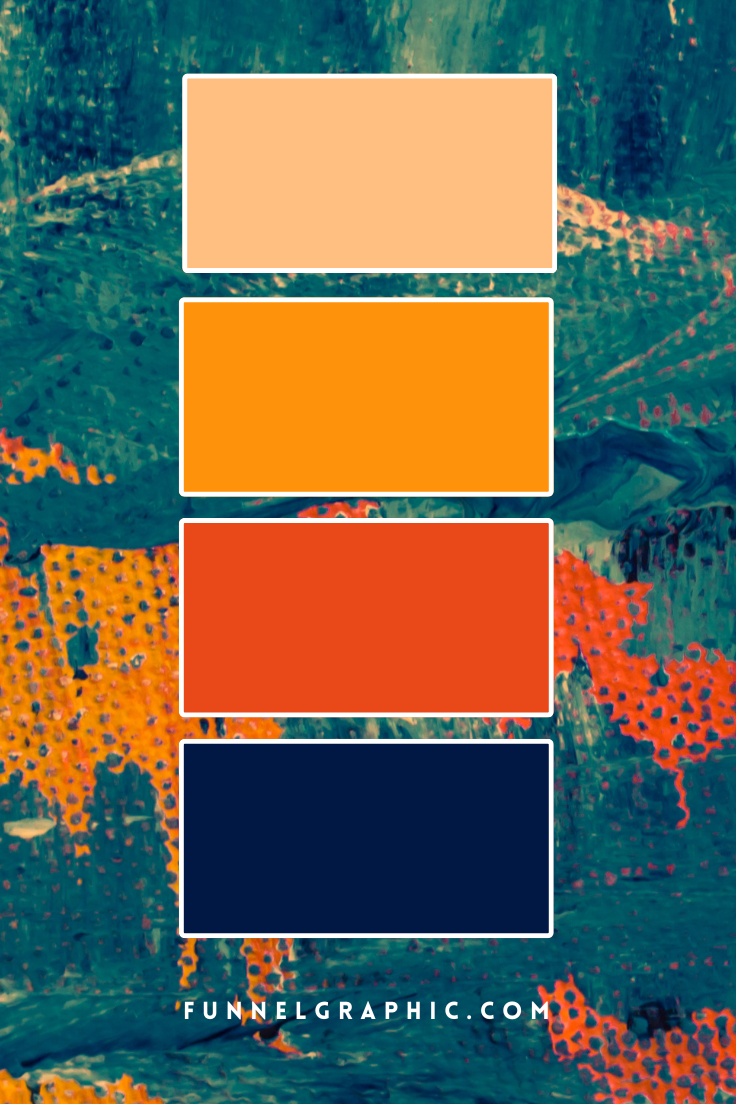 Desert Orange Color Art