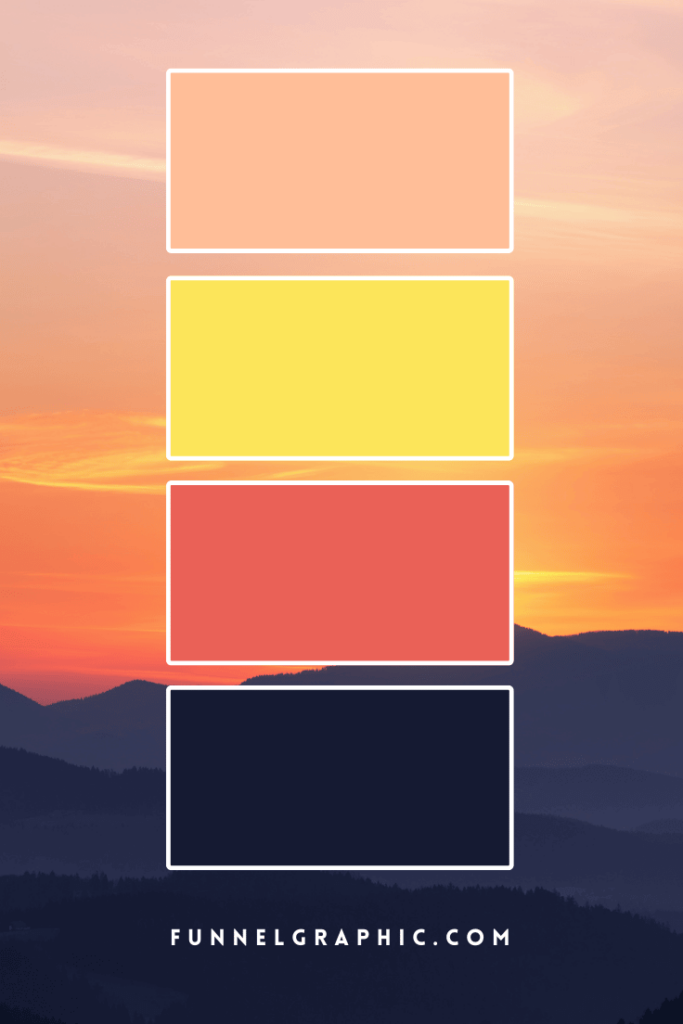 Mountain Sunrise Color Palette