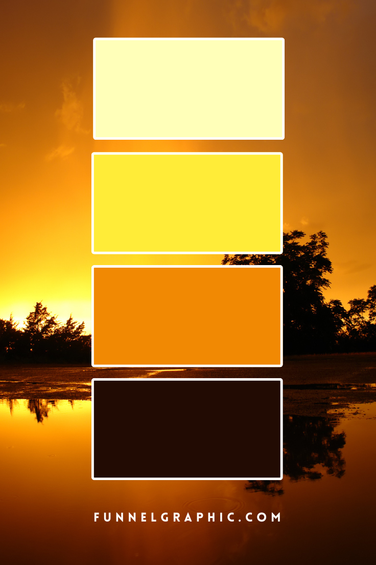desert orange sunset