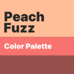 peach fuzz color palette
