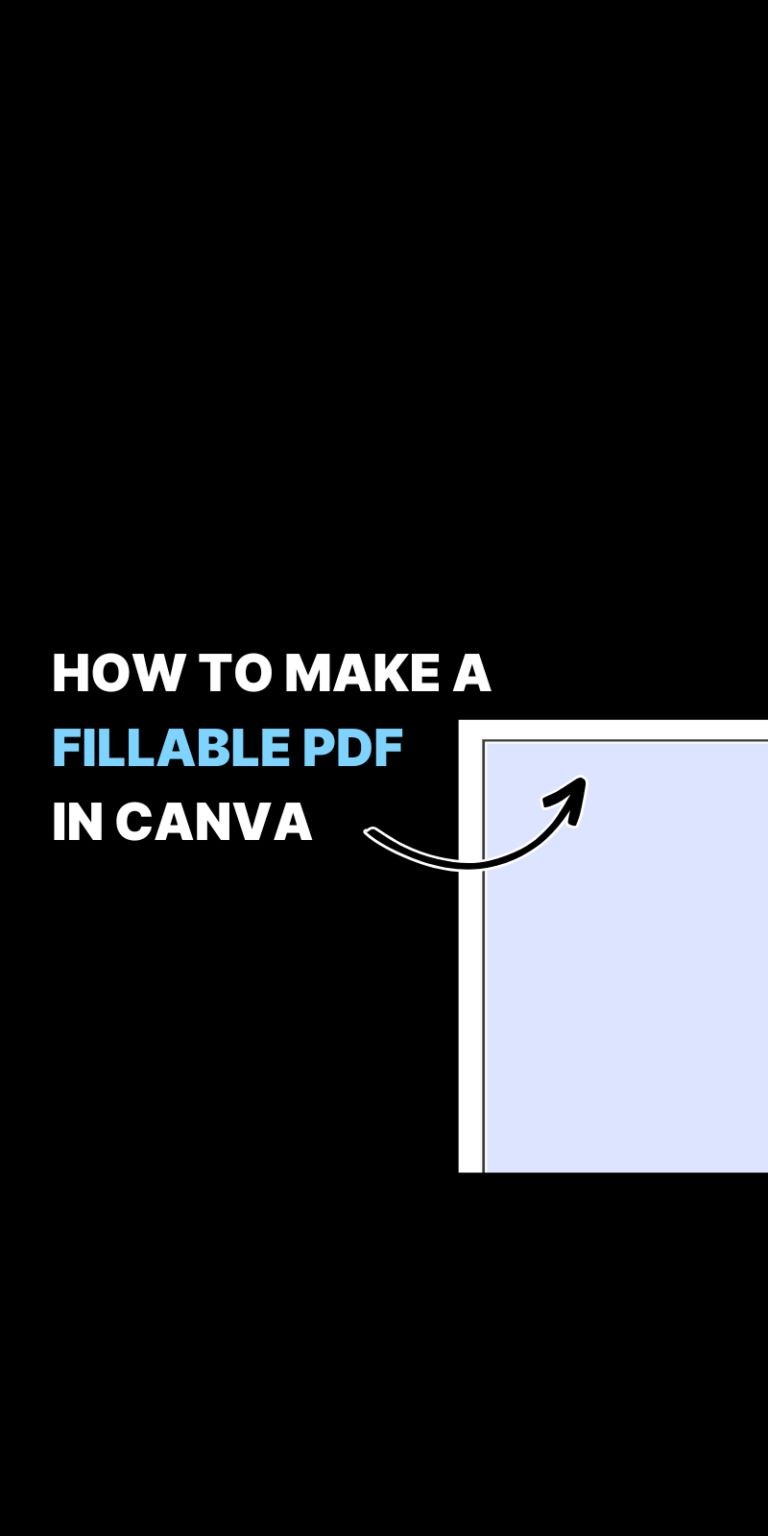 how to make fillable pdf in canva