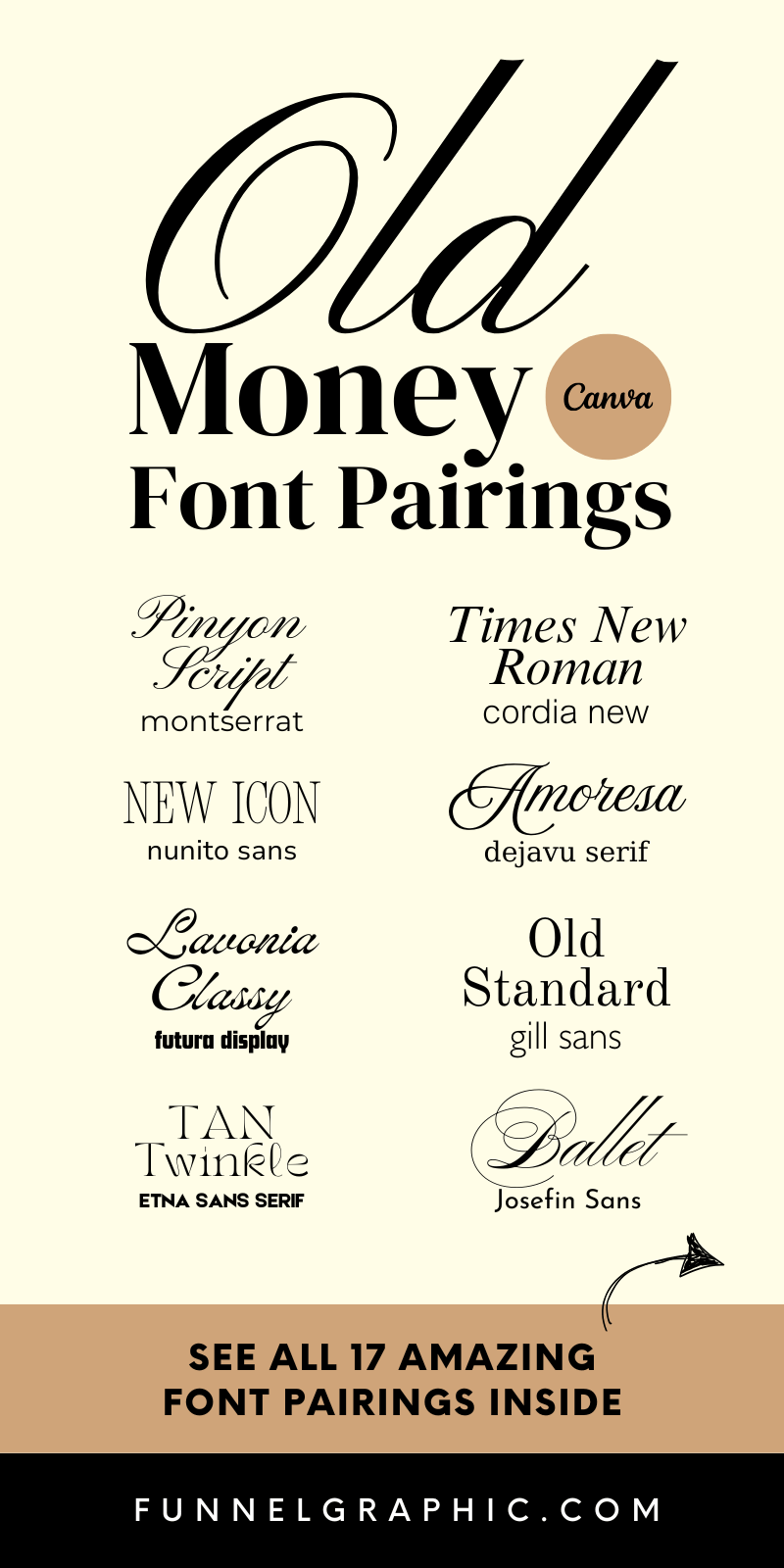 17 Old Money Font Pairing Ideas In Canva 1 old money canva font pairings