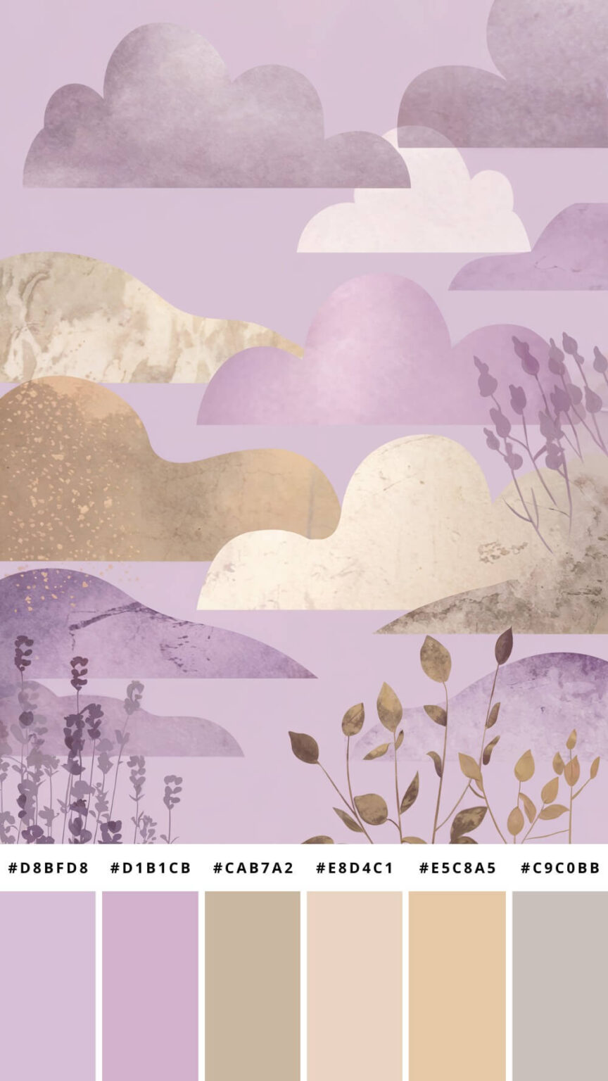 50+ Pastel Color Palettes With Color Codes For Every Theme