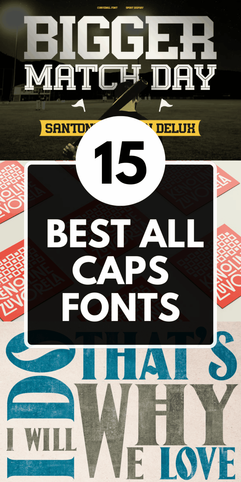 Cap Letter 13+ Fonts with All Caps: Uppercase Type & Capital Letters